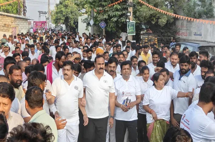 బీఆర్ఎస్ ఆధ్వర్యంలో సూర్యాపేట జిల్లా దశాబ్ది ఉత్సవాలు