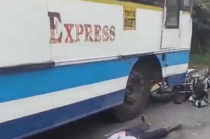 ఆర్టీసీ బస్సు ఢీకొని వ్యక్తి దుర్మరణం