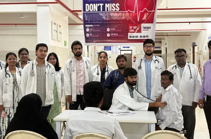 ఆర్వీఎంలో ఉచిత గుండె వైద్య శిబిరం