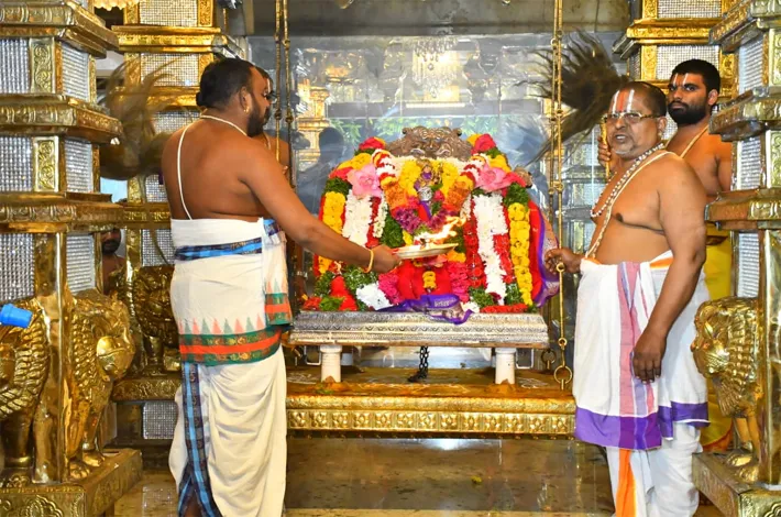 ఆండాళ్ అమ్మవారికి ఊoజల్ సేవ