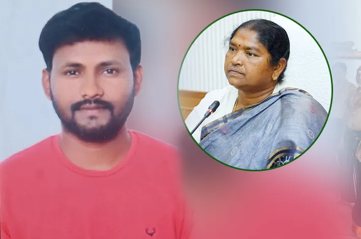 మంత్రి సీతక్క తీరుపై స్థానికుడి విమర్శలు
