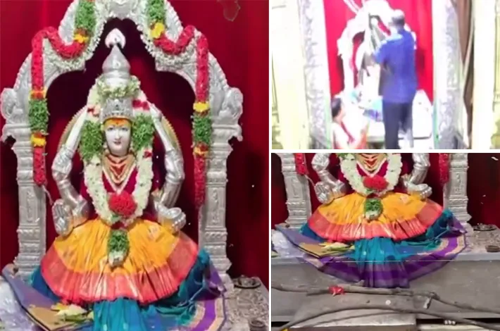 దిల్‌సుఖ్‌నగర్‌లో ఆలయంలో కలకలం