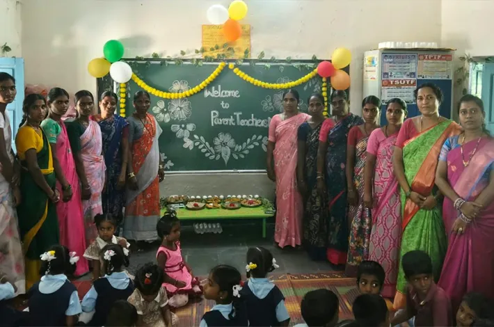 దౌలాపూర్ పాఠశాలలో అట్టహాసంగా పీటీఎం న్యూట్రిషన్ డే..