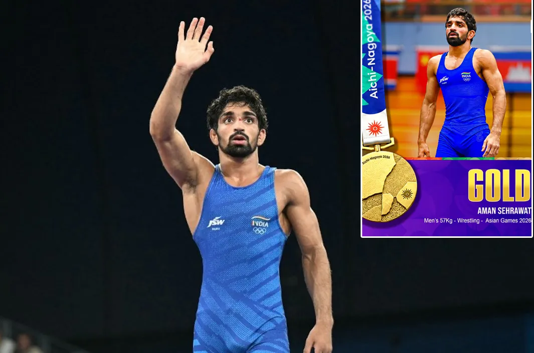 అమన్ స్వర్ణ సంచలనం! ప్రపంచ ఛాంపియన్‌కు షాక్