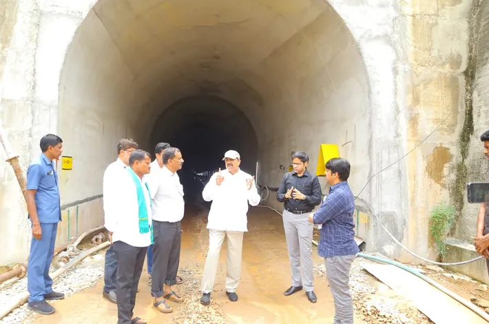 యాతాలకుంట టన్నెల్ పనులు.. మంత్రి తుమ్మల ఆకస్మిక తనిఖీ