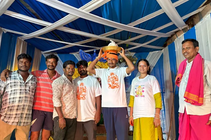 రేగులకుంట గ్రామంలో ఘనంగా గణేష్ ఊరేగింపు