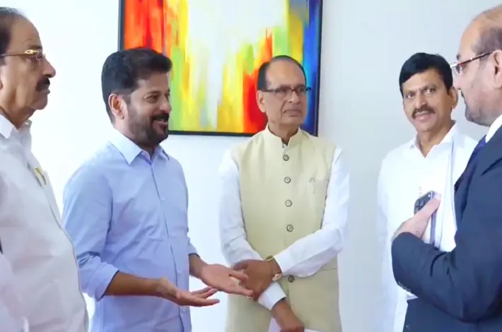 కేంద్ర మంత్రి శివరాజ్ సింగ్‌ను కలిసిన సీఎం రేవంత్