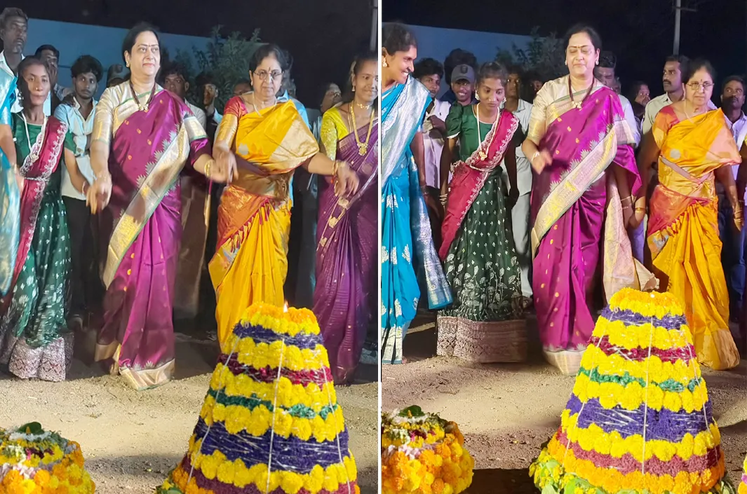 బతుకమ్మ ఆడిన హైకోర్టు న్యాయమూర్తి జస్టిస్ జువ్వాడి శ్రీదేవి