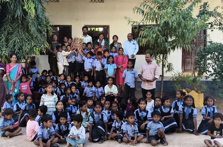 పల్లవి పాఠశాలలో ఘనంగా వినాయక నిమజ్జనం