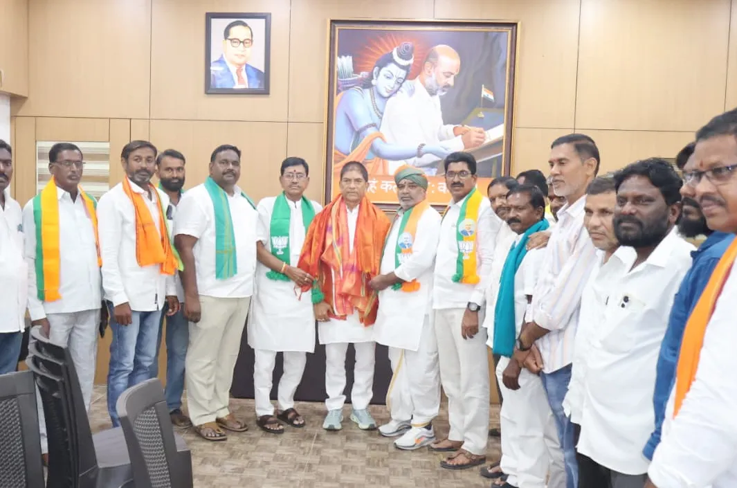 కిసాన్ మోర్చా రాష్ట్ర అధ్యక్షుడికి ఘన సన్మానం