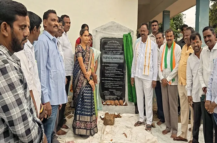 గణపురం అభివృద్ధికి రూ.1.50 కోట్ల పనులు షురూ!