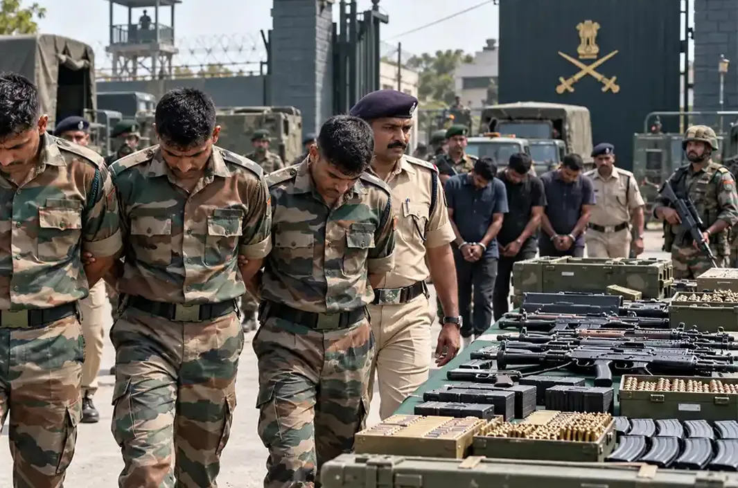 ఆయుధాల చోరీ వెనుక అసలు ప్లాన్ ఇదే