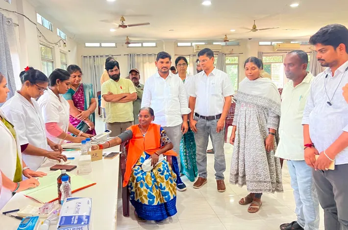 మున్సిపల్ కార్పొరేషన్ లో వైద్య శిబిరం విజయవంతం...