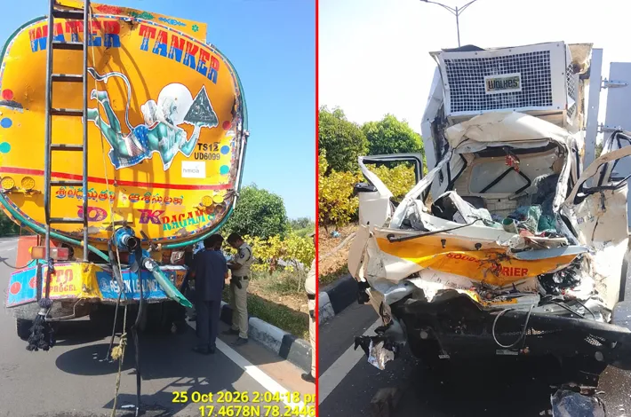 ఓఆర్ఆర్ పై ఘోర ప్రమాదం 