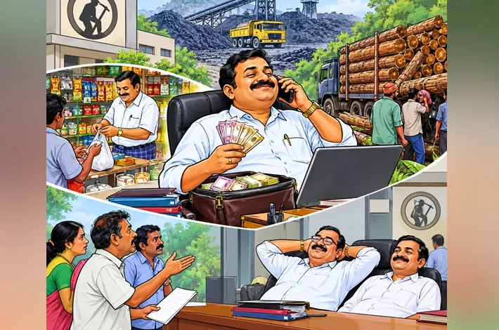 సారు ఉద్యోగం సింగరేణి.. ప్రైవేట్  వ్యాపారాలపై మక్కువా.!