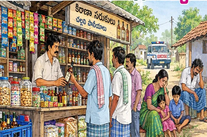 కిరాణా దుకాణాల్లో మద్యం విక్రయాలు!