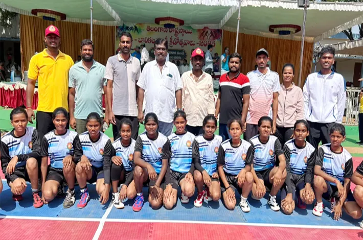 రాష్ట్ర కబడ్డీ పోటీల్లో యాదాద్రి బాలికల జట్టు ఘన విజయం