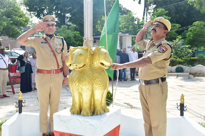కరీంనగర్ కమిషనరేట్ లో తెలంగాణ ప్రజాపాలన దినోత్సవం