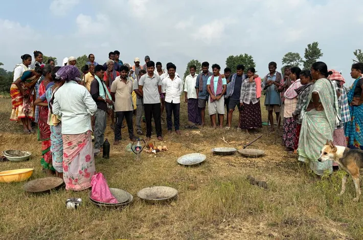 రేగులగుంటలో విబిజి రామ్ పనుల ప్రారంభం