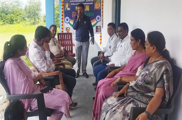 ప్రభుత్వ కళాశాలలో ఘనంగా హిందీ భాషా దినోత్సవం