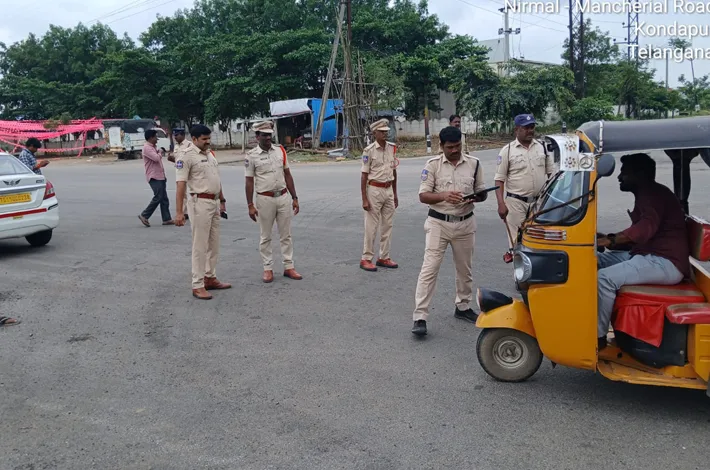 పోలీసుల తనిఖీలు..పెండింగ్ చలాన్లపై కొరడా!
