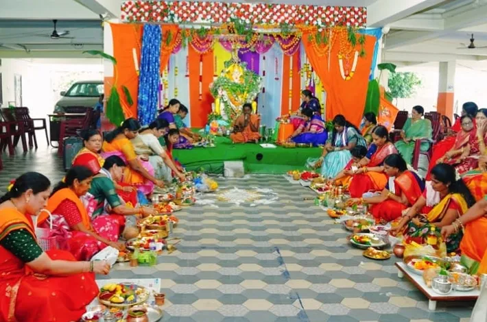 ఎస్ఆర్కె అపార్ట్మెంట్ లో వైభవంగా గణపతి నవరాత్రి ఉత్సవాలు