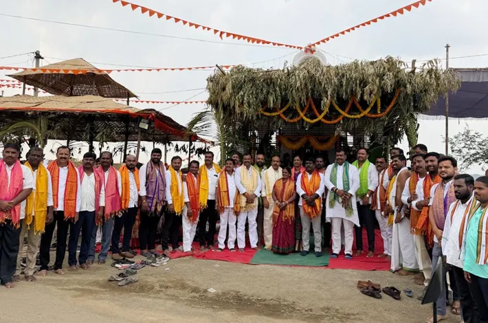 వైభవంగా పోచమ్మ తల్లి విగ్రహ ప్రాణప్రతిష్ఠ