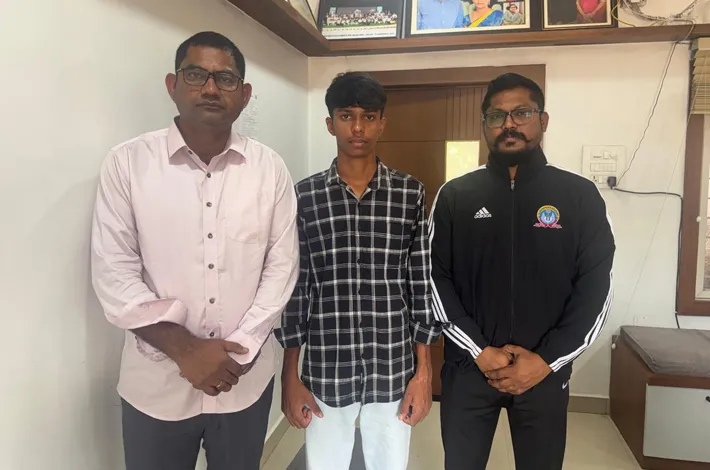 అండర్-19 రాష్ట్రస్థాయి క్రికెట్ పోటీలకు ఎంపిక