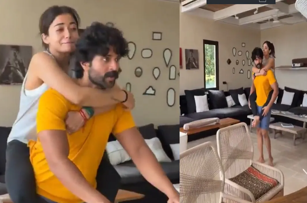 రష్మికను ఎత్తుకున్న విజయ్..వీడియో చూసేయండి!