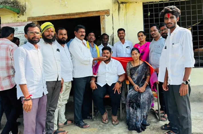 మండల సర్పంచ్‌ల సంఘం అధ్యక్షురాలిగా కృష్ణవేణి