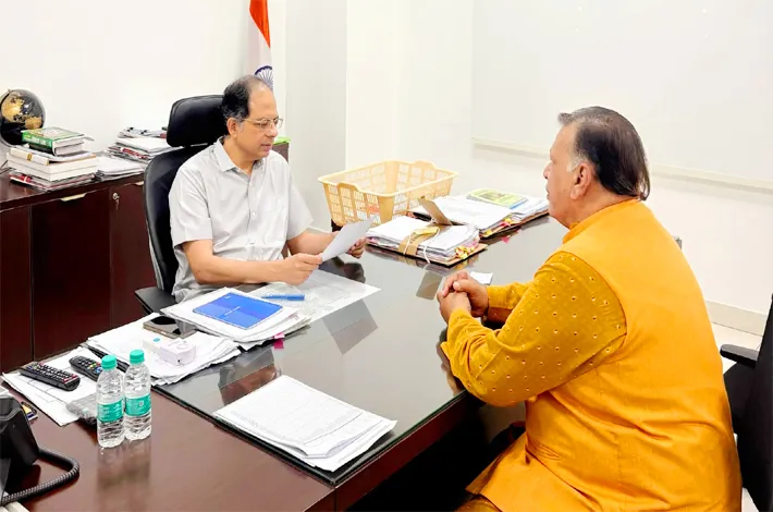 అటవీ శాఖ ప్రభుత్వ ప్రధాన కార్యదర్శికి ఫిరాసత్ అలీ బాక్రీ వినతిపత్రం 