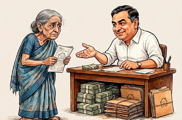 ఇందిరమ్మ ఇళ్లు.. అక్రమ వసూళ్లు!
