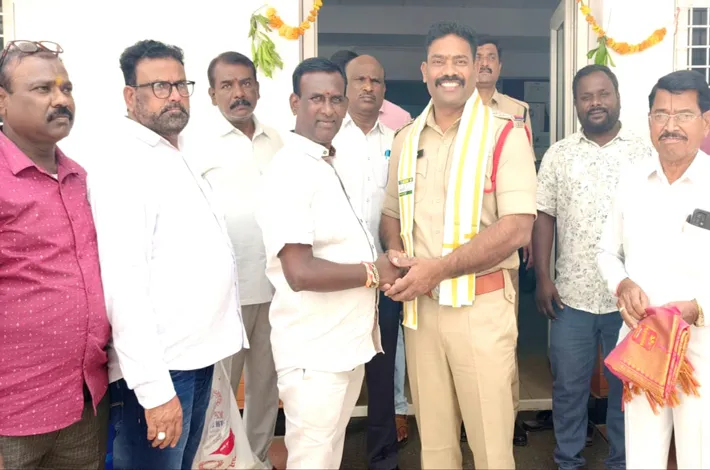 నూతన సీఐ పి. కిరణ్‌ కు శుభాకాంక్షలు 
