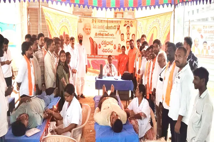 కేసముద్రంలో ఘనంగా "సేవా సంకల్ప్ అభియాన్"