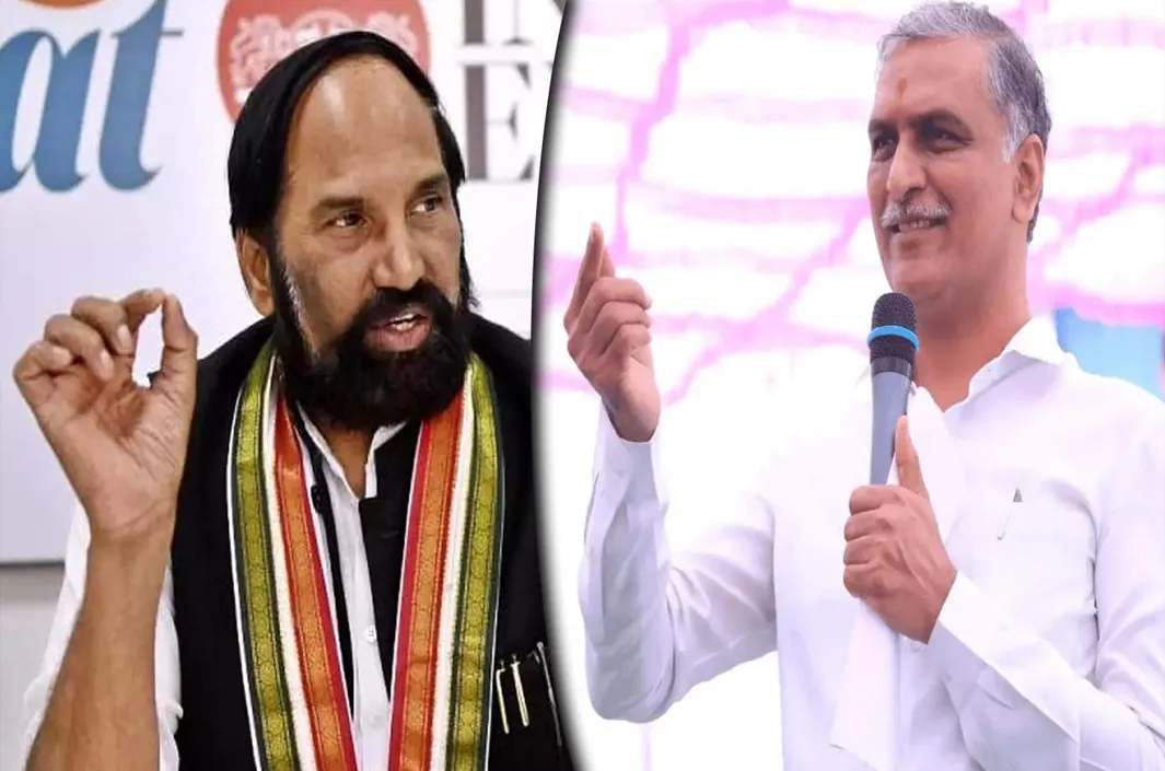 నీళ్ల లెక్కల్లో తేడాలేంటి?.. ఉత్తమ్‌పై హరీశ్ ఫైర్!