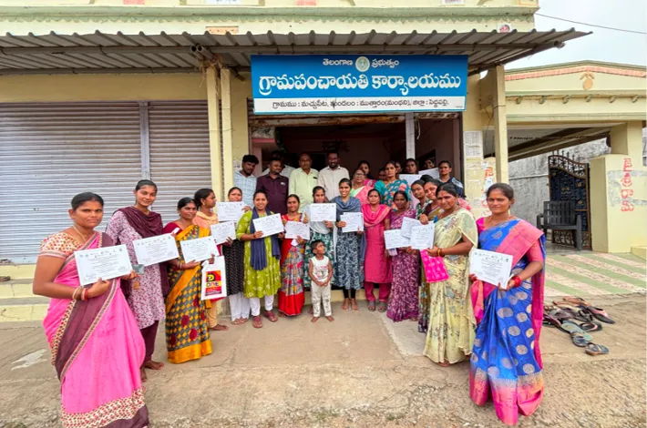 ఉచిత కుట్టు మిషన్ శిక్షణతో మహిళలకు స్వయం ఉపాధి