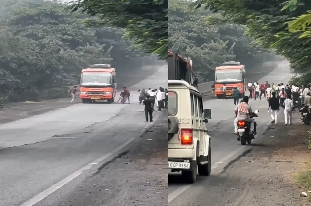 కొండఎక్కుతున్న బస్సు.. బ్రేకులు ఫెయిల్‌.. వీడియో చూడాల్సిందే!