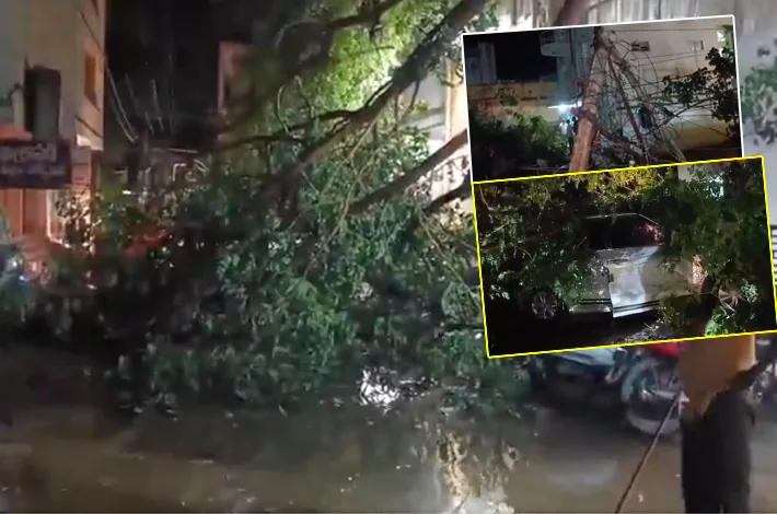 సిరిసిల్లలో ప్రకృతి బీభత్సం.. గాలి దుమారం