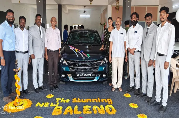 సత్తుపల్లి మారుతి సుజుకి షోరూంలో న్యూ వెహికల్ లాంచ్