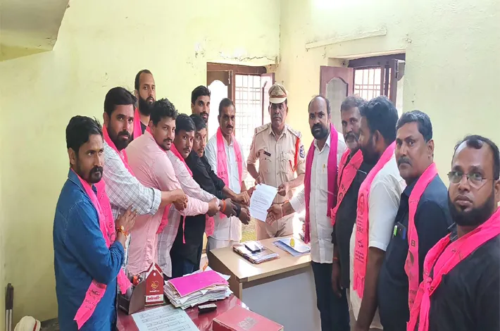 ఎమ్మెల్యే శంకర్‌పై బిఆర్ఎస్ నాయకుల ఫిర్యాదు