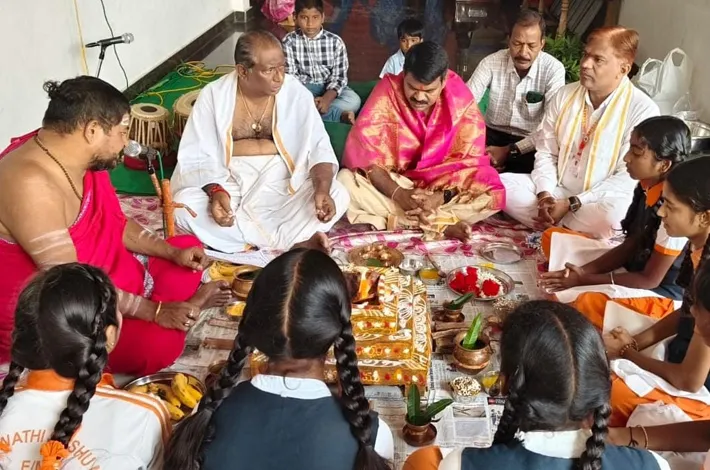శిశు మందిర్‌లో ఘనంగా పౌర్ణమి యజ్ఞం