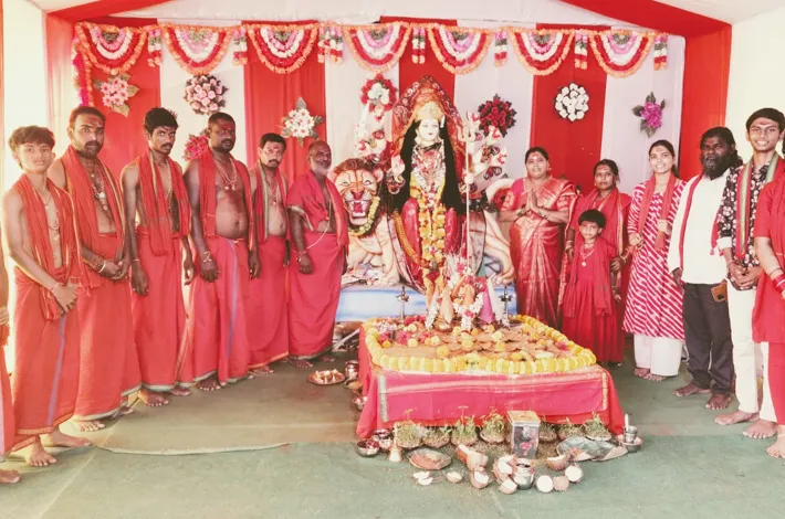 దుర్గాదేవి రూపంలో అమ్మవారి దర్శనం