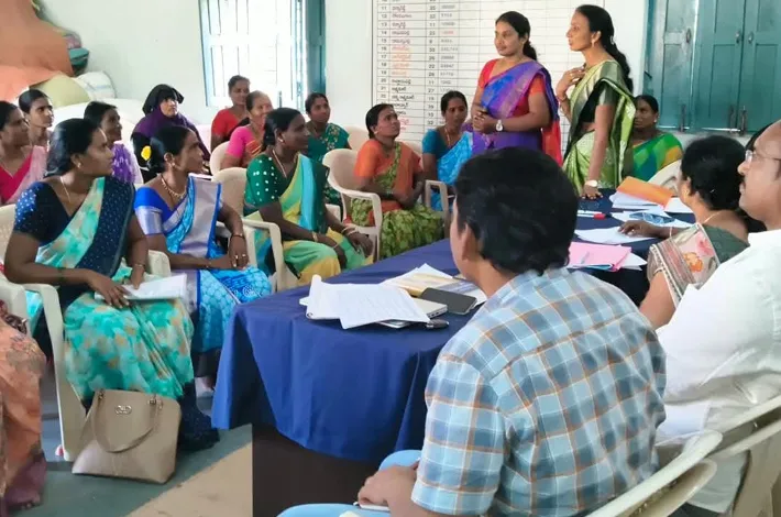 మండల సమైక్యలో సంస్థల గ్రేడింగ్ విధానంపై ఈసీ సభ్యులకు శిక్షణ