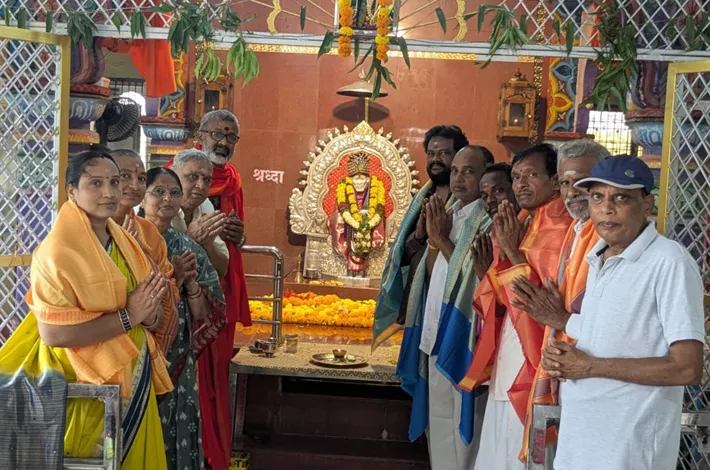 మంథనిలో శ్రీ షిరిడి సాయిబాబా ఆలయ నూతన కమిటీ ఎన్నిక