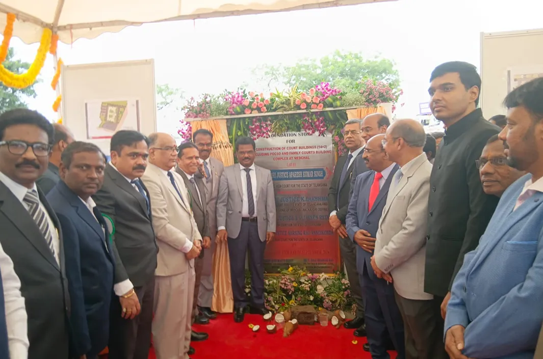 మేడ్చల్ జిల్లా కోర్టు భవనానికి శంకుస్థాపన