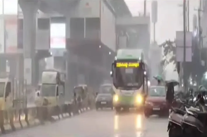 నగరంలో భారీ వర్షం