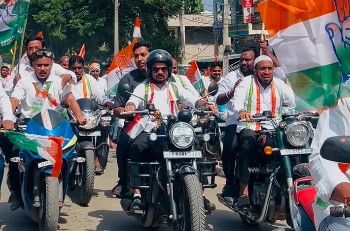 వెయ్యి రోజుల విజయోత్సవ ర్యాలీలో పాల్గొన్న ఎమ్మెల్యే వెడ్మ బొజ్జు 