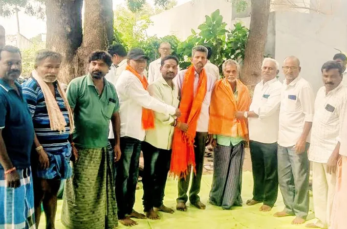 గౌడ సంఘం నూతన అధ్యక్షుడికి బీజేపీ నేతల సన్మానం