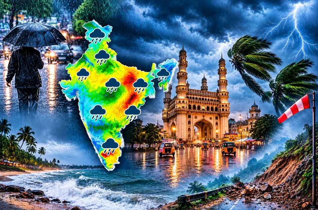 దేశంలో Weather టెన్షన్.. 16 రాష్ట్రాలకు IMD అలర్ట్