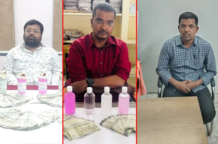 ఏసీబీ వలలో ముగ్గురు ఘనులు!